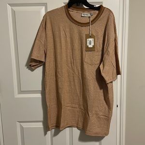 Orange Striped Rhythm Shirt XXL